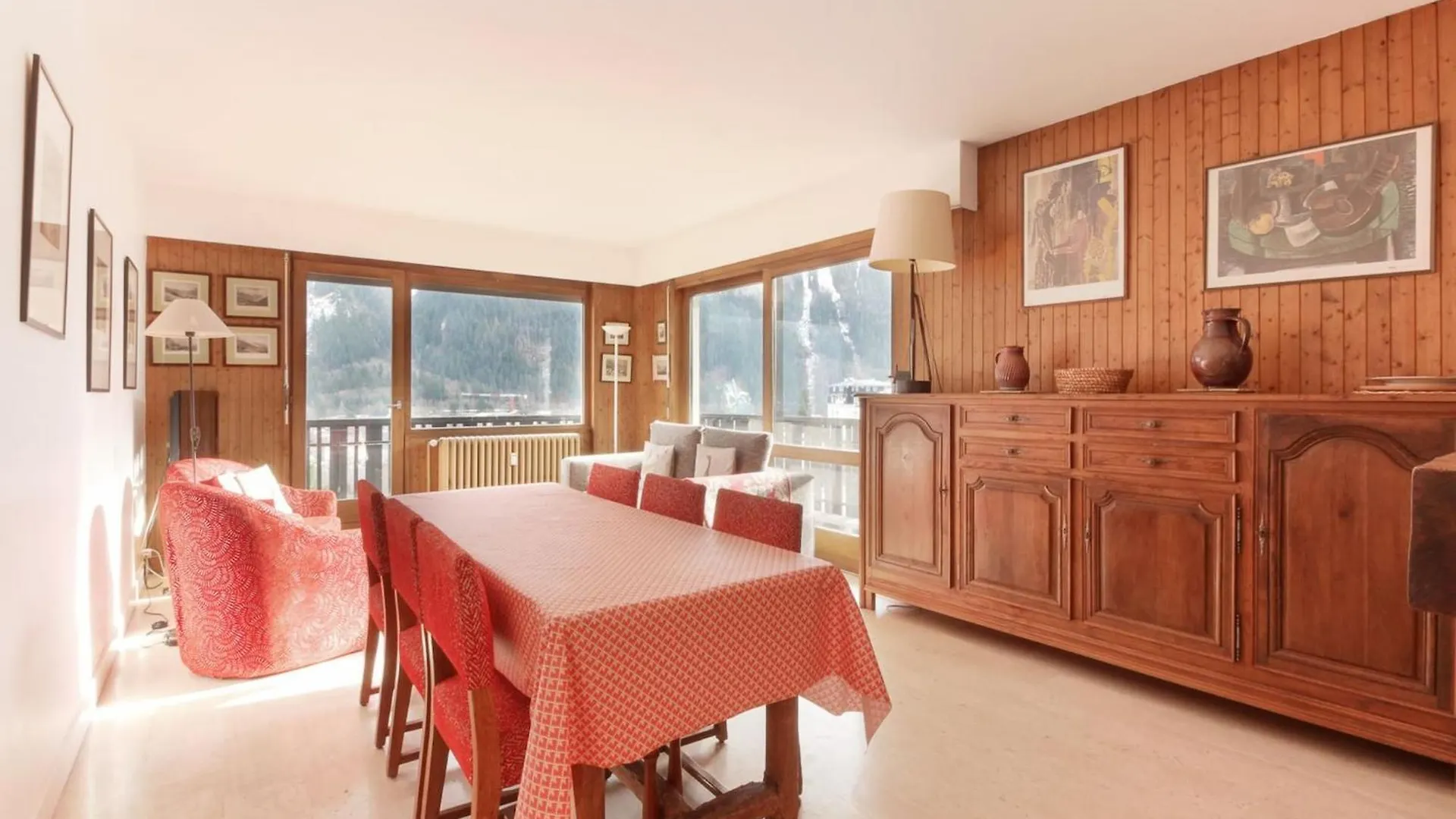 Makalu - View Mont-Blanc - Chamonix Center -8 Pers Apartment France